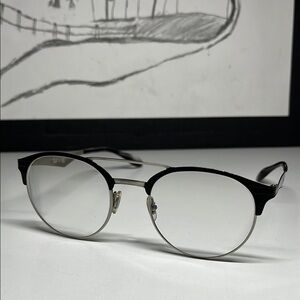 Ray-ban 3545V 2861 Eyeglasses Black Silver